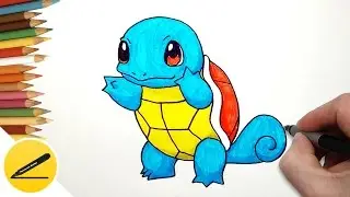 How to Draw Squirtle (Pokemon) | Draw Squirtle step by step