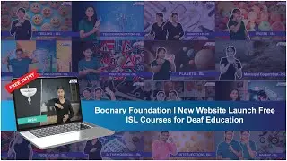 Good News | New Website | Boonary Foundation's Free ISL courses | Register Now!