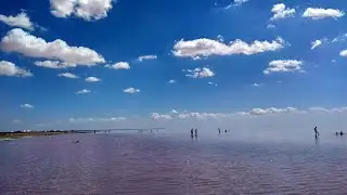 Мыс Березина,с.Ивановка,Григорьевка. Лимурийское розовое озеро. 20.08.2020