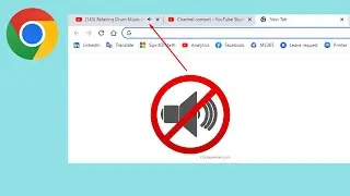 how to turn off sound for a chrome page