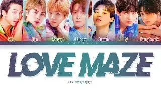 BTS Love Maze Lyrics (방탄소년단 Love Maze 가사) [Color Coded Lyrics/Han/Rom/Eng]