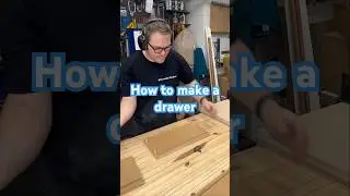 Easiest way to make a drawer #woodworking #diy