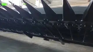 Вид снизу жатка для подсолнуха