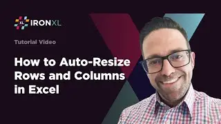 How to Auto Resize Rows and Columns in Excel | IronXL