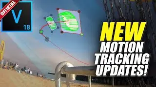 NEW Motion Tracking in VEGAS Pro 18 👉 Easily Planar Track 👨‍🏫 VEGAS Tutorial 