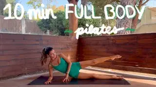 10MIN full body hourglass pilates workout // no equipment & beginner friendly | LIDIAVMERA