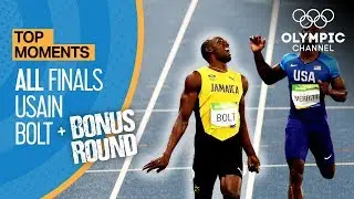 Usain Bolt | ALL Olympic finals + Bonus round | Top Moments