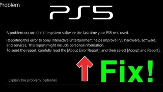 PS5 {CE-108262-9} ERROR  