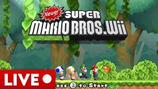 Happy Mario Day! Playing Newer Super Mario Bros. Wii Live!