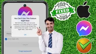 How To Fix Messenger Login Error You Cant Use This Feature Right Now (Android & iPhone)