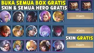 BUKA SEMUA BOX SKIN & SEMUA HERO GRATIS ! AKUN LANGSUNG JADI SULTAN SECARA INSTAN! BUSET ENAK BANGET