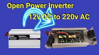 Open power inverter 12v DC to 220v AC Converter 1000W