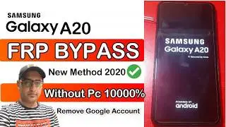 Samsung Galaxy A20 FRP Bypass Without Pc New Method 100%