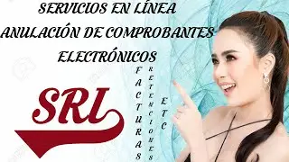 SRI - SERVICOS EN LÍNEA - ANULACIÓN DE COMPROBANTES ELECTRÓNICOS - FACTURAS - RETENCIONES - ETC