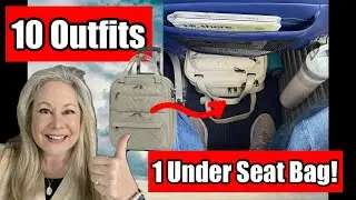 Personal Item Only Travel Hack! Ingenious way to get all your clothes in a personal item bag!