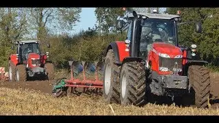 New Charrue Kverneland 6corps autoguidée | MF 8730&7620 | ETA Roudot 🇫🇷