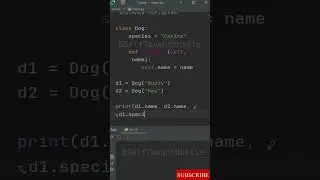 Class Variables vs  Instance Variables in Python 