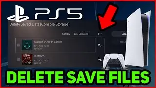 PS5 HOW TO DELETE SAVE FILES!