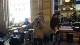 ВЕЧЕРИНКА 🎉🎈😊 С КАВЕР-ГРУППОЙ 🎤🥁🎸 АЙДАХО НА НЕВСКОМ ПРОСПЕКТЕ! Я ЭТО ТЫ!🔥💥🔥 #cover #music #музыка