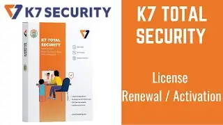 K7 Total Security || Activation / Renewal || Antivirus software || Step by Step || Latest