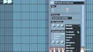 FL Studio 101: Introducing FL Studio - 25. Time Stretching  Pitch Shifting