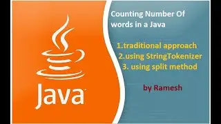 JAVA FAQ # 105 || Program to Count Number of Words in Java