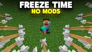 How to Freeze Time in Minecraft Without Mods | No Mods Freeze time