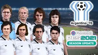 PES 2021 - West Germany 1978 World Cup squad