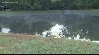 State agency inspect pond where 4-year-old girl drowned