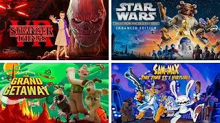 VR Games Based on TV & Movies--Marathon | Stranger Things | Star Wars | Wallace & Gromit | Sam & Max