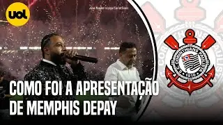 MEMPHIS DEPAY: VEJA COMO FOI A APRESENTAÇÃO NA NEO QUÍMICA ARENA ANTES DE CORINTHIANS X JUVENTUDE