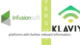 Klaviyo vs Infusionsoft Sales Funnel Software Comparison