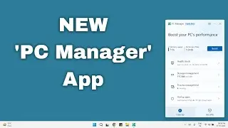 How to Install and Use NEW PC Manager App