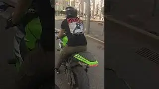 Мегавыхлоп литрового Kawasaki ZX-10R – спорт, шорты, футболка и кеды. Приключения Эдика на полтосе