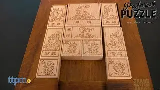 Sliding Blocks of Huarong Wooden Puzzle from Professor Puzzle