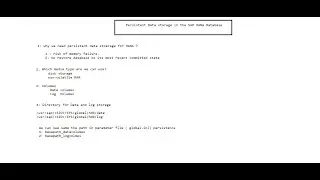 HANA database persistent storage | data volume | log volume
