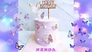 Buttercream wave cake