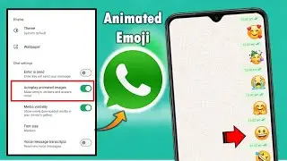 WhatsApp New Update Autoplay Animated Image or Emoji