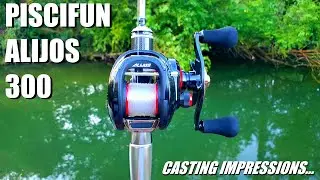 Piscifun ALIJOS 300 vs Shimano CURADO 300 swimbait casting comparison!