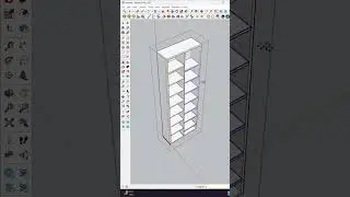 TV cabinet modelling skp... #3dmodelingsoftware #3dmodeling #Modeling #sketchuptutorial #sketchup