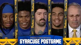 Pitt Football | Postgame Pressers | Syracuse