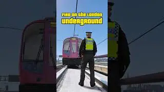 The British Transport Police discover a INTENSE electrical fire on the underground in GTA 5 