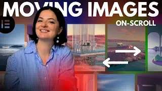 MOVING IMAGES ON SCROLL - Elementor Wordpress Tutorial Flex Container