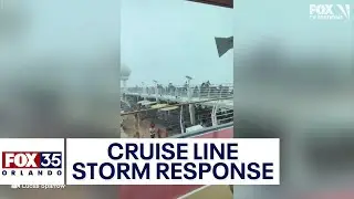 Royal Caribbean responds after passengers hit by flying chairs in severe storm