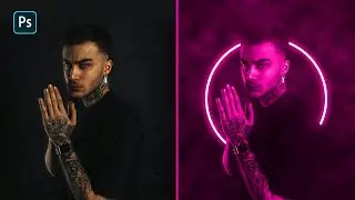 Neon Light Effect Photoshop Tutorial