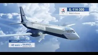 New Russian regional passenger aircraft IL-114-300