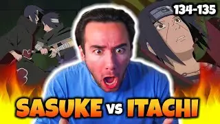 SASUKE vs ITACHI !! (Naruto Shippuden 134-135 Reaction)