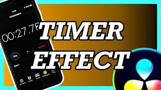 The EASIEST WAY to add a TIMER in DAVINCI RESOLVE 17