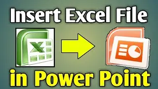 Insert Excel Into Powerpoint | How To Add Excel File Data In Ppt In Hindi 2021