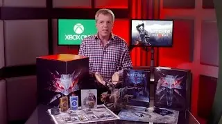 Распаковка коллекционного издания The Witcher 3 для Xbox One